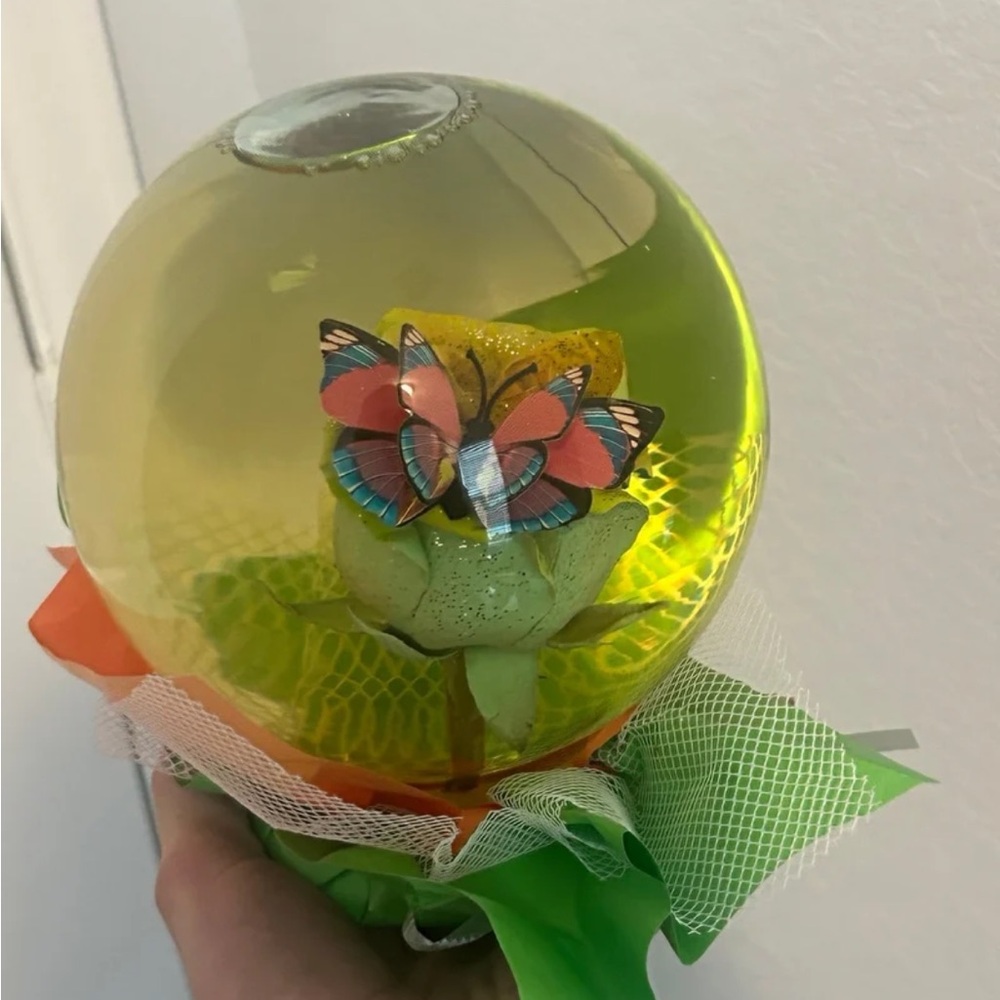 Colorful Butterfly Glass globe